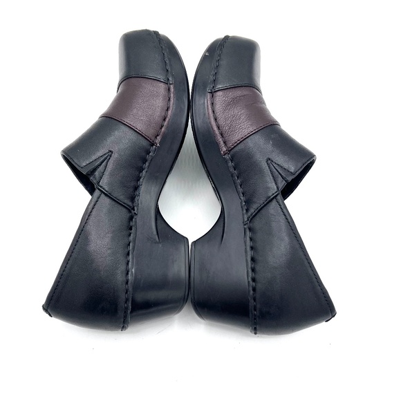 Dansko Tenley Nappa Clog Slip On Brown Black Size 38 - Picture 9 of 16